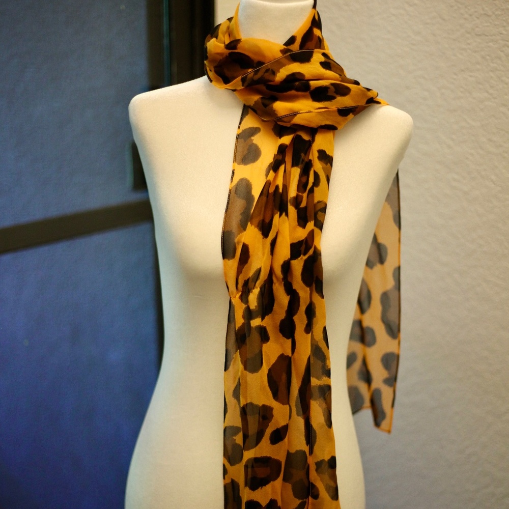 Cheetah Print Scarf